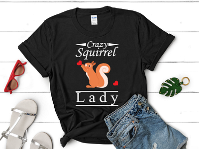 tshirt design for you best tshirt custom tshirt pet lover tshirt squirrel tshirt tshirtdesign typography tshirt