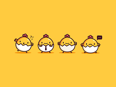 Chick Chick by Guntur Saladin on Dribbble