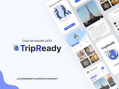 Trip Ready - Travel App UX/UI app design icon typography u ui ux