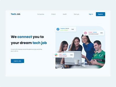 TechJab Landing Page