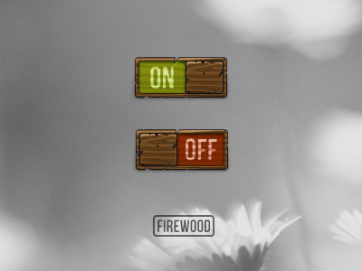 Firewood UI button ui wood