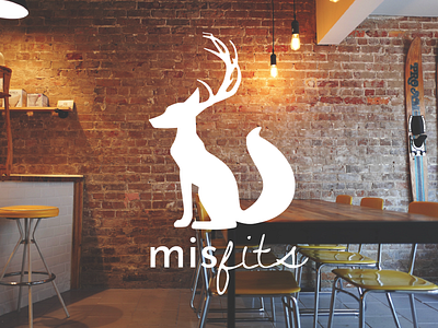 Misfits Coffee branding coffee brand coffee shop logo