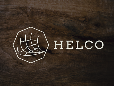 Helco Woodworking branding dice tray dungeonsanddragons illustration logo rpg ttrpg woodworking