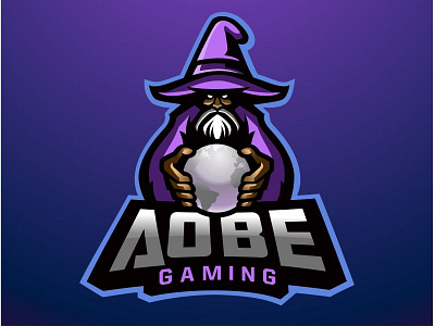 Aobe Gaming esports gaming illustration logo sportslogo vector wizard