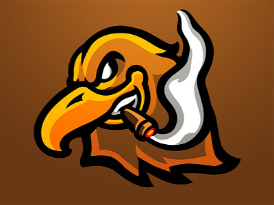 Hawk mascot for Hawktatoes hawk mascot sports