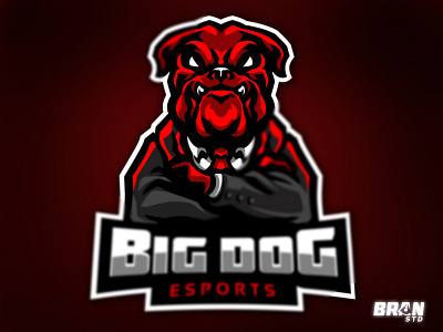 BIG DOG Esports character design esports game gaming gaminglogo mascot sports sportslogo vector