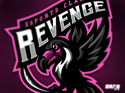 Revenge Esports Clan character esports game gaming gaminglogo logo mascot sports sportslogo toucan vector