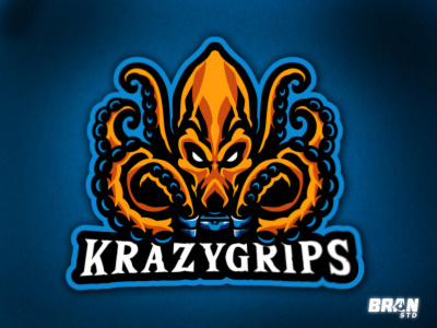 KrazyGrips - Octopus gaming logo