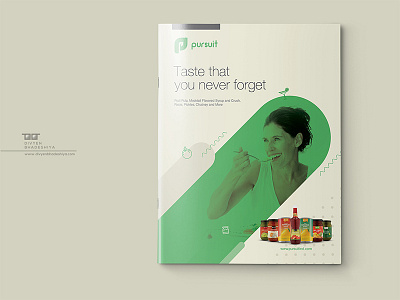 Brochure Design for Pursuit Industries brochure catalog design flyer food restaurant