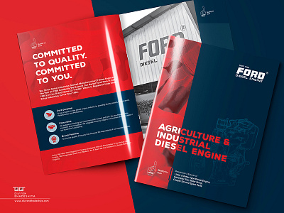 Brochure Design for Ford Industries branding brochure design catalog design factory industry