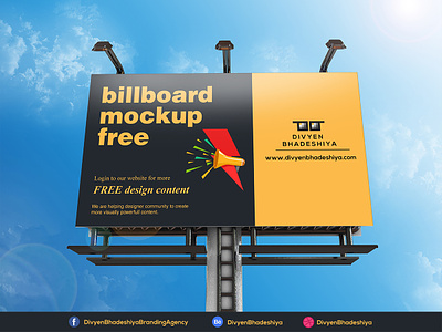 PSD Free Billboard Mockup  5 Download