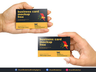 PSD Free Horizontal Visiting Card Mockup 1 business card hand lettering horizontal business card vertical business card visitingcard