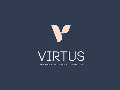 Final Logo for Virtus Coaching & Consulting brand design brand identity branding coaching logo consultancy logo logo