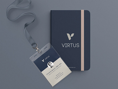 Mockups for Virtus Brand Identity