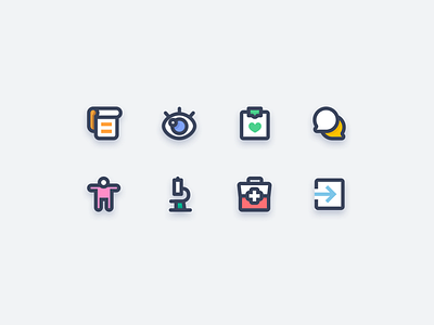 Medicine icons chart exit icon icons medicine patient