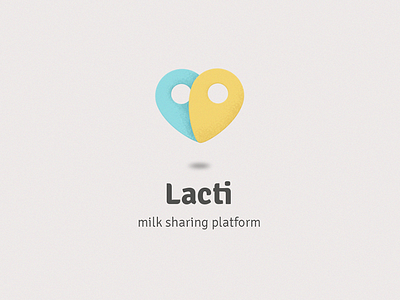 Lacti Logo location logo milk platform share