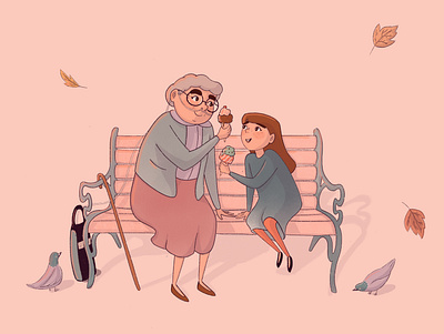 Can Old People Dance? childrens illustration childrensbook digital illustration digitalart illustration