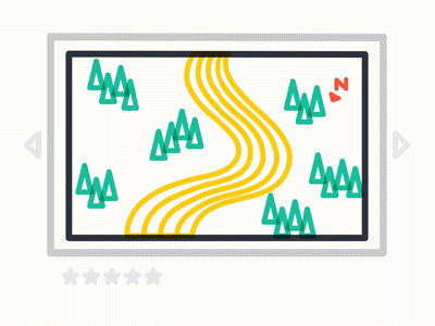 Website Camping Icons pt.3 camping icons illustration map motion graphics toronto website