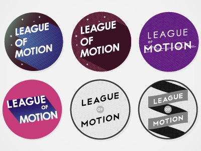 League Logo exploration 2012 banner dynamic exporation first shot logo motion motion graphics movement patch rebound space