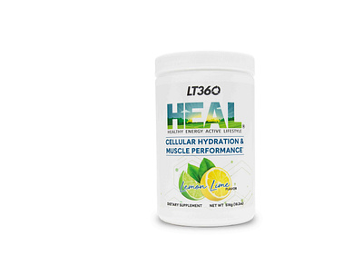 Heal & Recovery Lemon Lime product photography