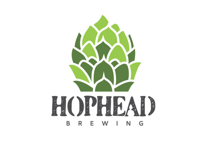 Hophead Brewing adobe illustrator branding design logo logo design