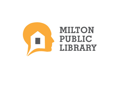 Milton Public Library branding design logo logo design vector