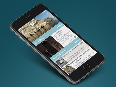 Gibraltar Museum app design mobile design mobile interfaze ui ux