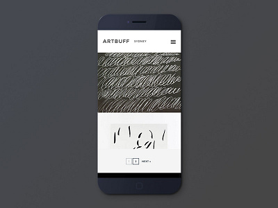 Artbuff android app e commerce flatdesign ios minimal mobile responsive ui ux