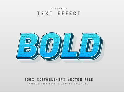 Blue bold text effect with texture animation branding clean design graphic design icon illustration minimal typography vector web