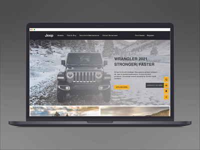 Jeep Website design figma figma design figmadesign ui ui ux ui design uidesign uiux ux web web design webdesign