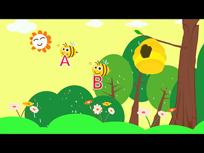 《ABC》 after effects animation cartoon character illustration motion graphics