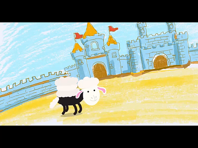 <Baa baa black sheep> after effects animation cartoon character illustration motion graphics