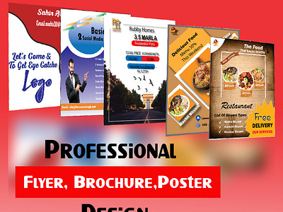 FlyerBrochure&PosterCatalog design flyer graphic design illustration logo ux vector