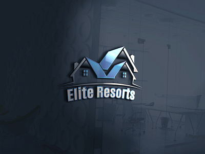 EliteResortsLogo branding design flyer graphic design illustration logo vector