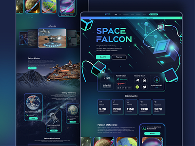 Space Falcon Website