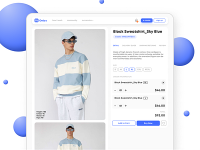 Onlyu - Platform for creating & selling clothes clothes design graphic design illustration shift together ui ux web website