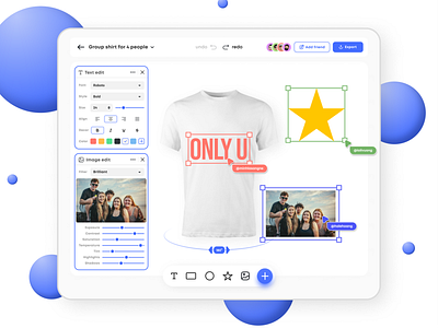 Onlyu - Platform for creating & selling clothes clothes design graphic design illustration shift together ui ux web website