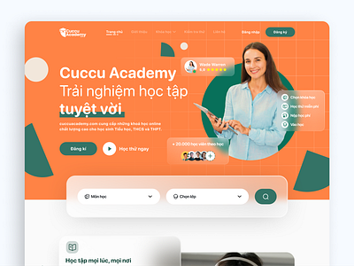 Case study: Cuccu Academy - Education Platform classroom online course design edu education education platform graphic design online test ui ux web website