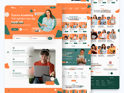 Case study: Cuccu Academy - Education Platform classroom online course design edu edu web education education platform graphic design online test ui ux web website