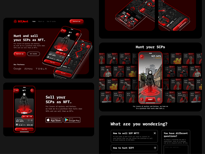 UI Case study: SCP_Next - NFT Game