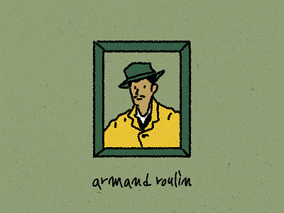 Portrait of a Armand Roulin armand frame portrait roulin