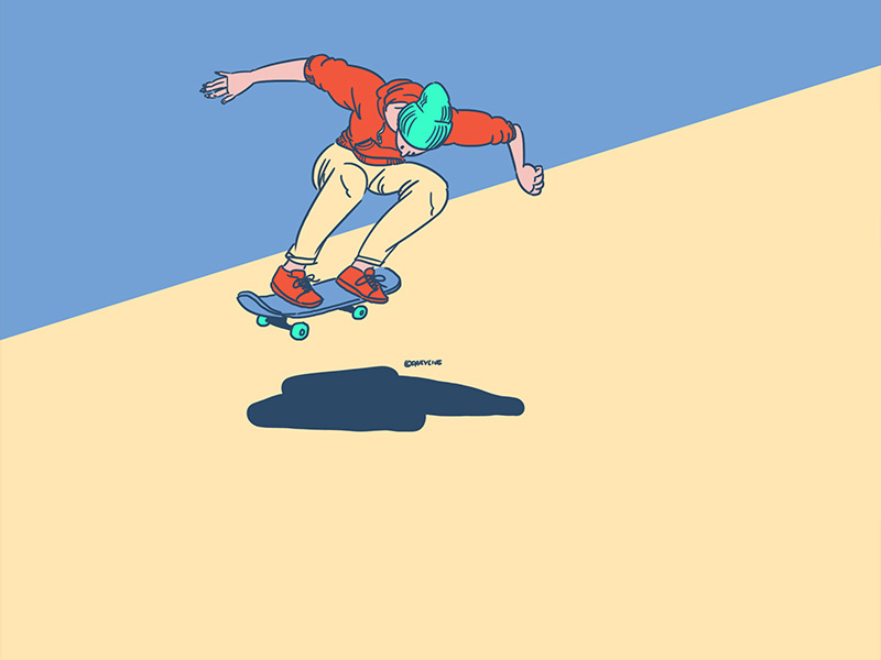 skateboard by dailylive on Dribbble