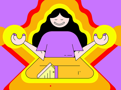 Meditation Illustration