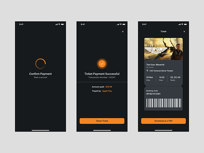 Cinemo - Payment and Ticket