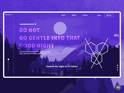 Dark Blue Night adobe design illustration illustrator photoshop ui