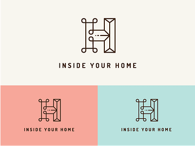 the two sides of H decorative dual h home home organizing inside interior interior design letter