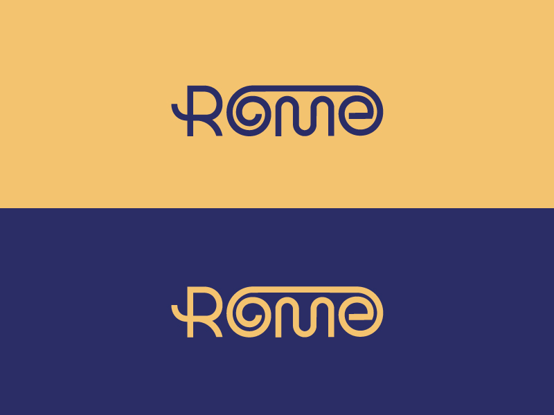 Rome logo by Diana Cristea on Dribbble