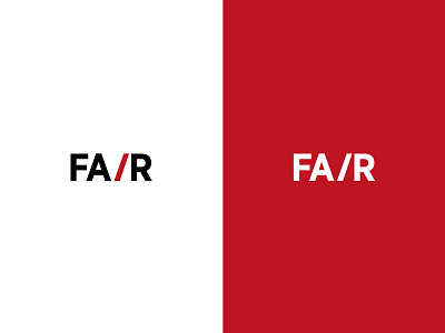 Fair support assistance fair honest i lean logo red support symmetry workers