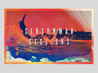 Sensommar sessions acid color contrast contrasting colors design double exposure macrodosing summer surf surfing watercolor