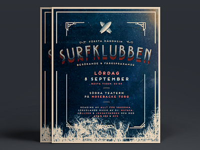 Surfklubben poster